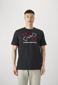 Under Armour - FOUNDATION UPDATE  - Sport T-Shirt - black/red/white Thumbnail-Bild 1