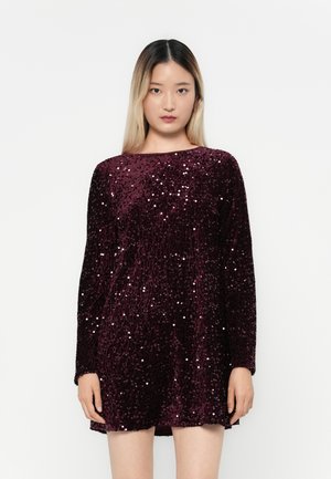 ONLANIKA SEQUINS BOW DRESS - Cocktailjurk - wine tasting