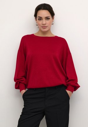 REGINA O-NECK - Trui - haute red