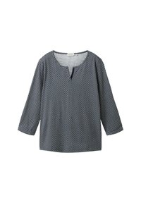 TOM TAILOR Blus - mottled blue