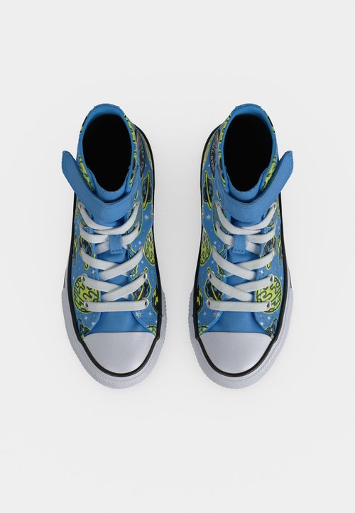 Converse CHUCK TAYLOR ALL STAR EASY ON PLANETS UNISEX - Zapatillas altas - light blue/neon mantis/black — photo 5
