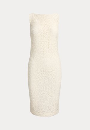 Lauren Ralph Lauren, LACE SLEEVELESS COCKTAIL DRESS - Kokteilikleit/peokleit - mascarpone cream