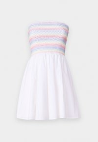 PRIDE STRAPLESS - Denné šaty - brilliant white