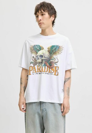 JOREAGLEROCK GALLERY CREW NECK  - T-Shirt print - bright white