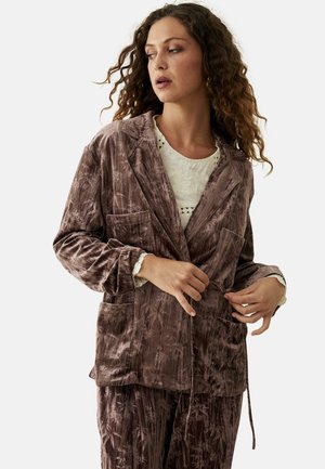 CON SOLAPAS TIPO - Chaqueta de entretiempo - marrón