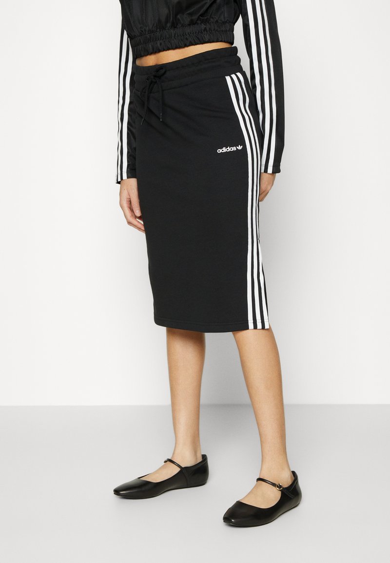Adidas 3 stripe midi skirt Clearance