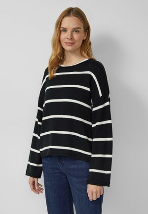 Strickpullover - schwarz