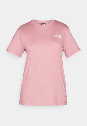 The North Face BOX RELAXED TEE - T-shirts med print - nostalgia rose/gravel
