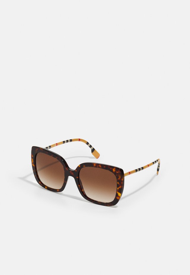 Lunettes de soleil - mottled brown/gold-coloured