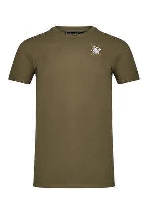 SIKSILK, ESSENTIALS  - T-Shirt basic - khaki green
