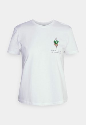 ONLKITA PLANT BOX - T-Shirt print - bright white