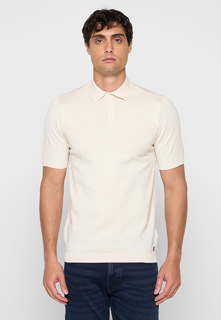 NO EXCESS Poloshirt crème