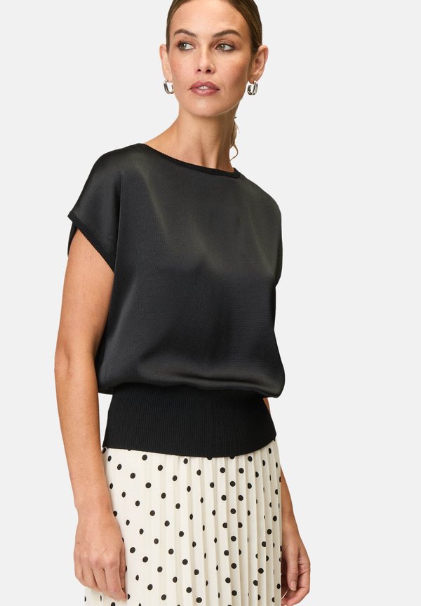 MIT GLÄNZENDER VORDERSEITE - T-Shirt basic