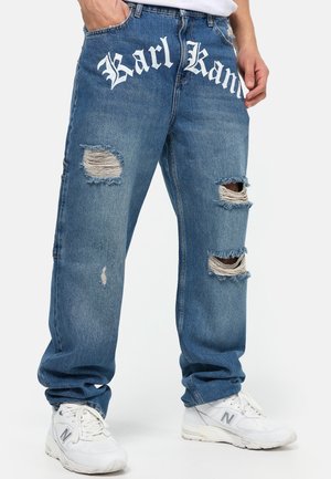 Vaqueros boyfriend - dark-blue denim
