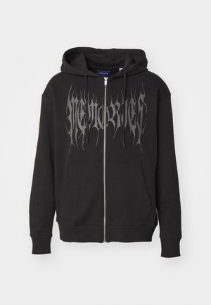 JORDARKNESS ZIP HOOD UNISEX - Tröja med dragkedja - black