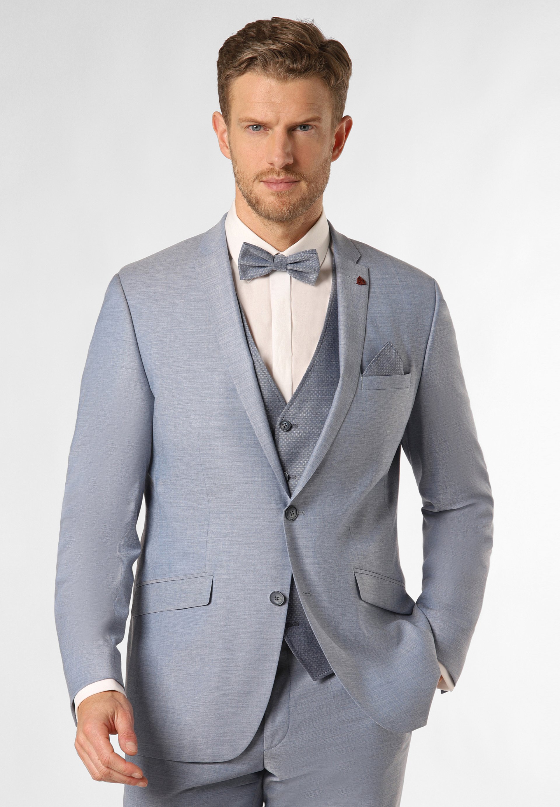 ROY ROBSON MIT AUFGESETZTEN TASCHEN - Giacca elegante - hellblau