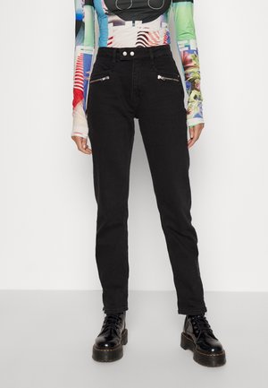Jean droit - black denim