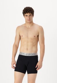 Calvin Klein Underwear BOXER BRIEF 3 PACK CKR STEEL COTTON - Cuecas boxer - hemis blue/ troposp/ convoy