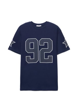 Terranova, CON NUMERO E STELLE - T-shirt con stampa - blu notte