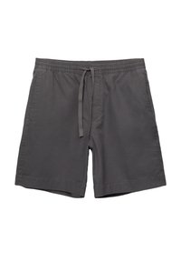 LINEN BLEND BERMUDA - Shorts - dark grey