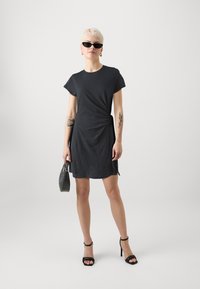 GAP Petite SARONG DRESS - Haljina od žerseja - black