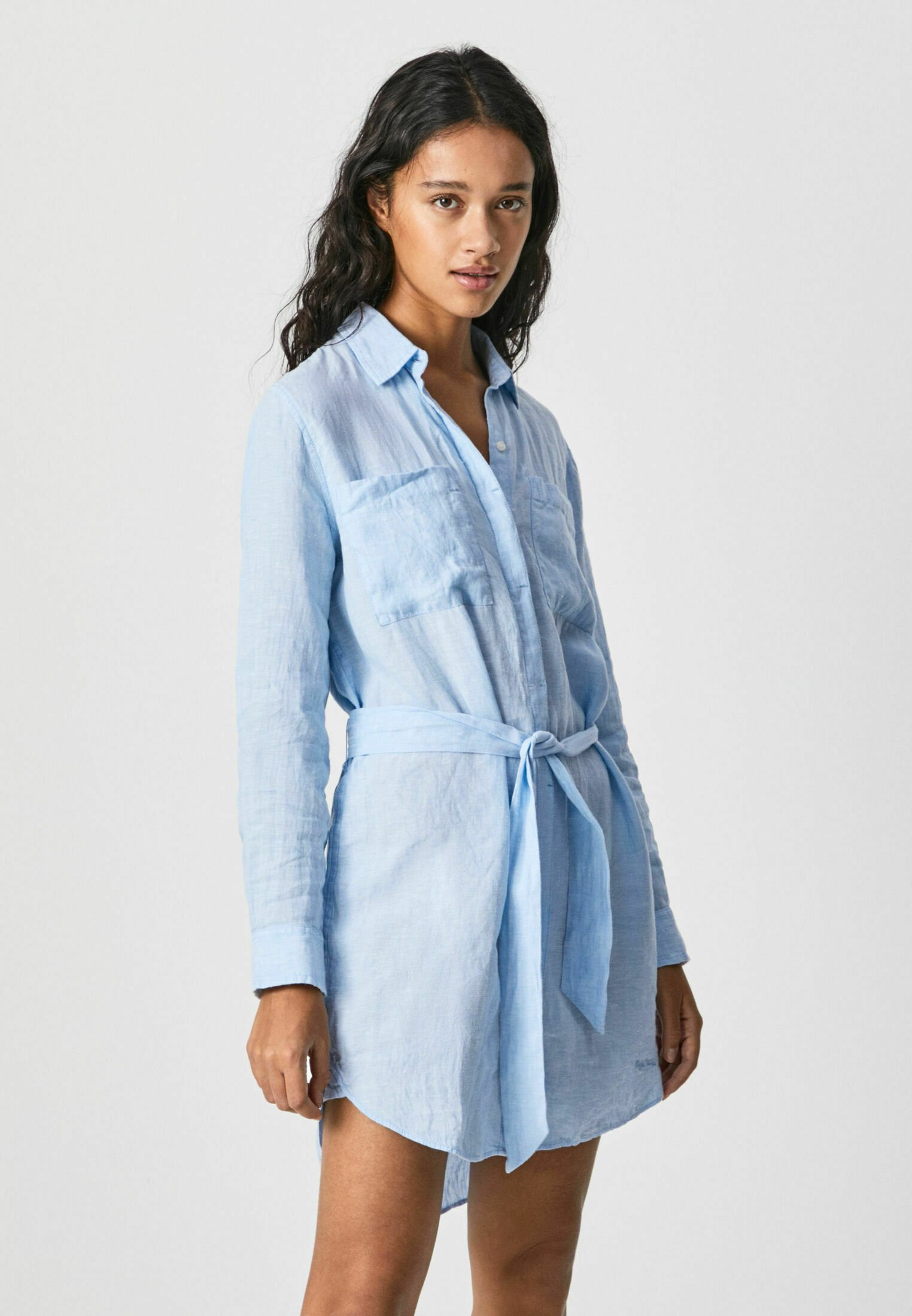 Pepe Jeans MAGDA - Vestido camisero - azul - Zalando.es