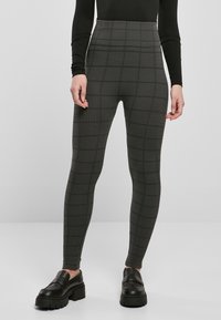 Urban Classics - SEAMLESS HERITAGE - Leggings - Trousers - aspaltsquardcheck Thumbnail Image 1