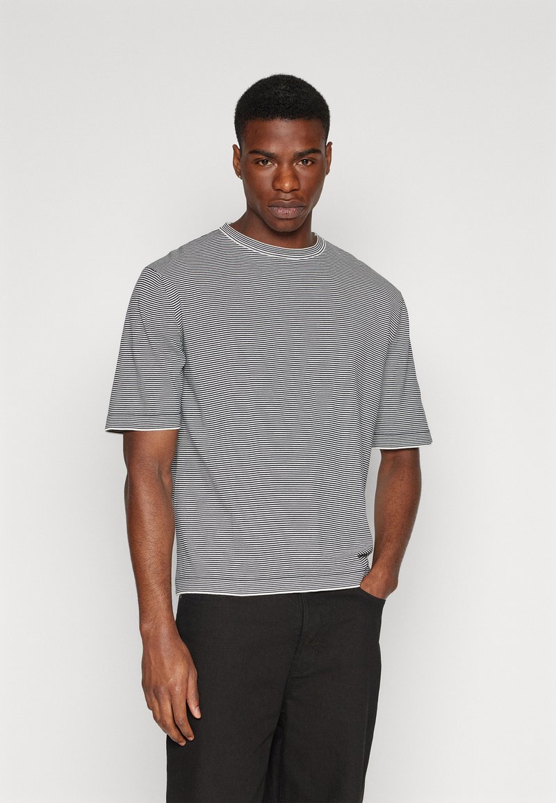 LARDINI - MAGLIA UOMO - Print T-shirt - black/white, Enlarge