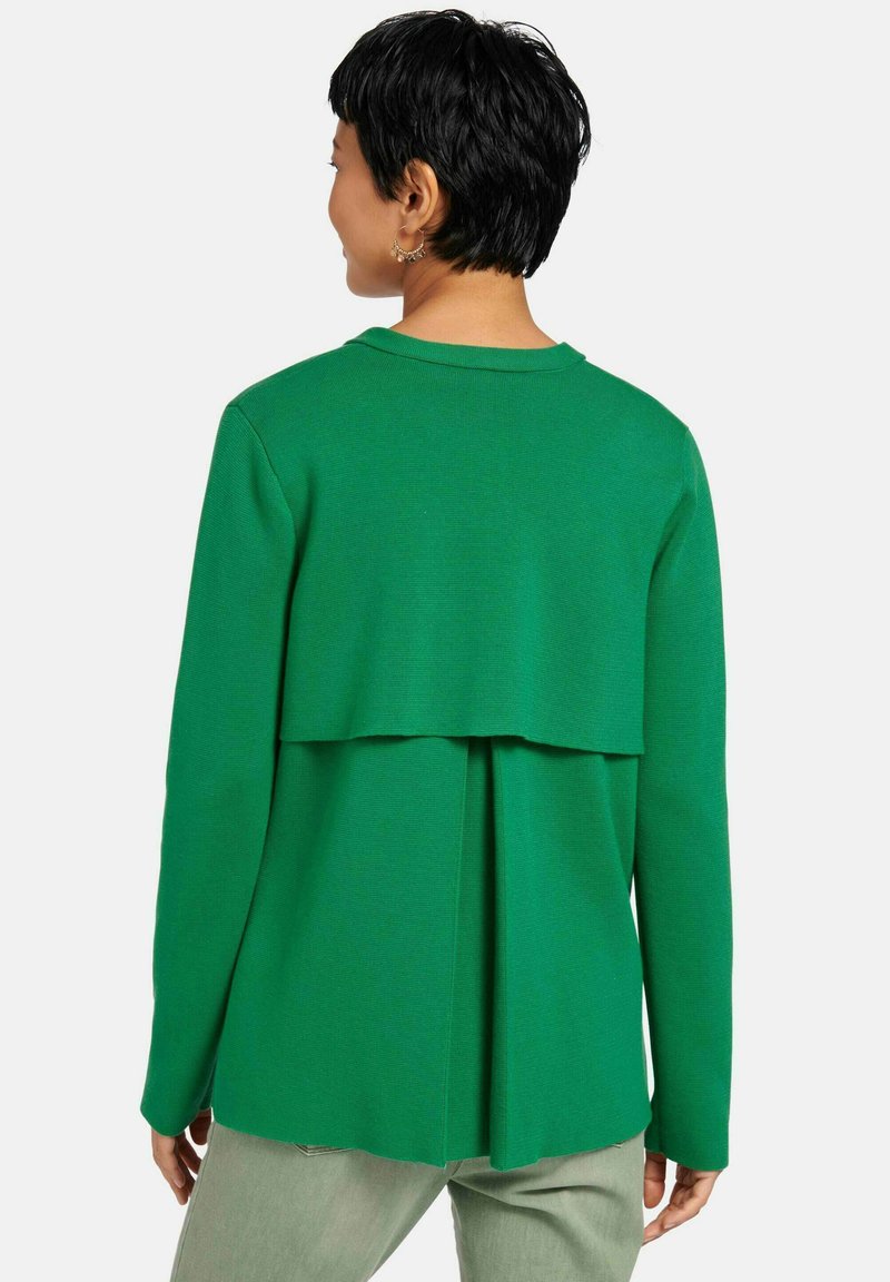 Damen Strickjacken | PETER HAHN Strickpullover grün - GJ09504 Damen Strickjacken | PETER HAHN Strickpullover grün - GJ09504