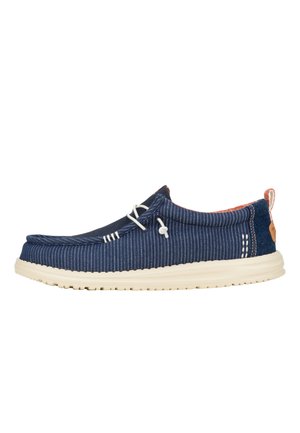 HEYDUDE Wally Hickory Denim - Slip-On Schuhe - Náuticos - navy white