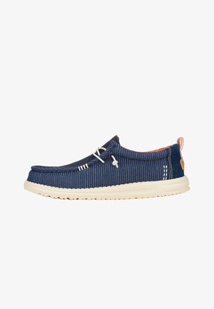 HEYDUDE Wally Hickory Denim - Slip-On Schuhe - Náuticos - navy white