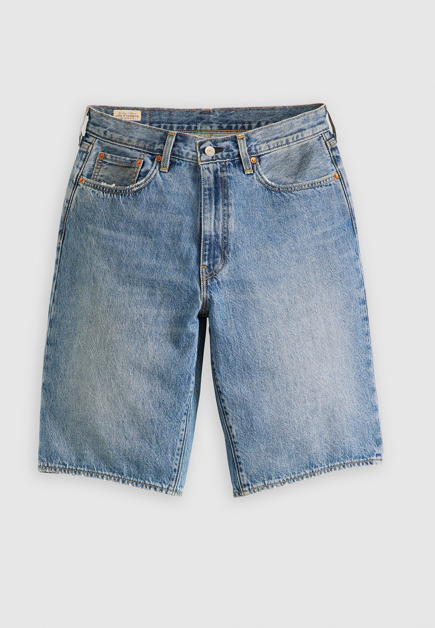 Levi's® BAGGY - Denim shorts - my frequency/blue denim - Zalando.co.uk