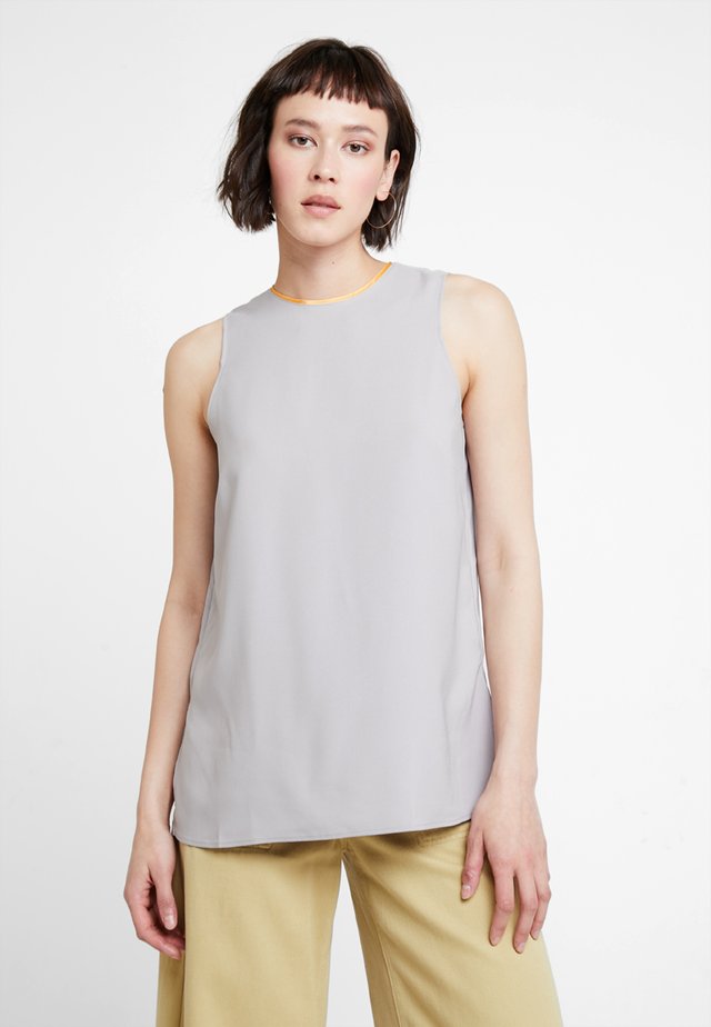 Camicetta - light grey/orange