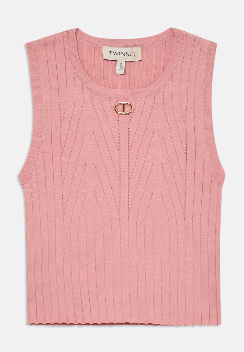 TWINSET Top donkerroze