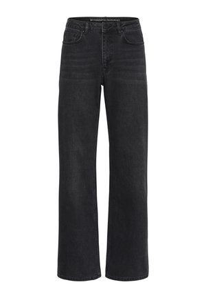 My Essential Wardrobe 35 THE LOUIS 139  HIGH WIDE Y - Straight leg jeans - black retro wash