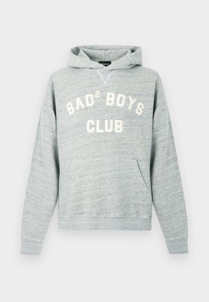 SHORT WIDE FIT HOODIE - Felpa - grey melange