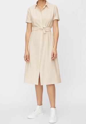 Robe chemise - beige