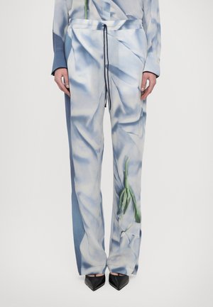 PLEAT DETAIL PYJAMA TROUSER - Bukser - ice blue