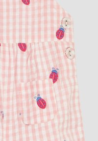 JoJo Maman Bébé LADYBIRD EMBROIDERED GINGHAM - REGULAR FIT - Lacláče - pink ladybird