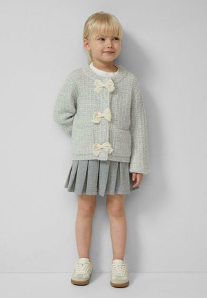 Strickjacke - hellgrau