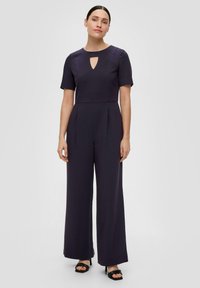 s.Oliver BLACK LABEL - OVERALL MIT CUT-OUT-DETAIL - Pajac - navy Miniaturna slika 1