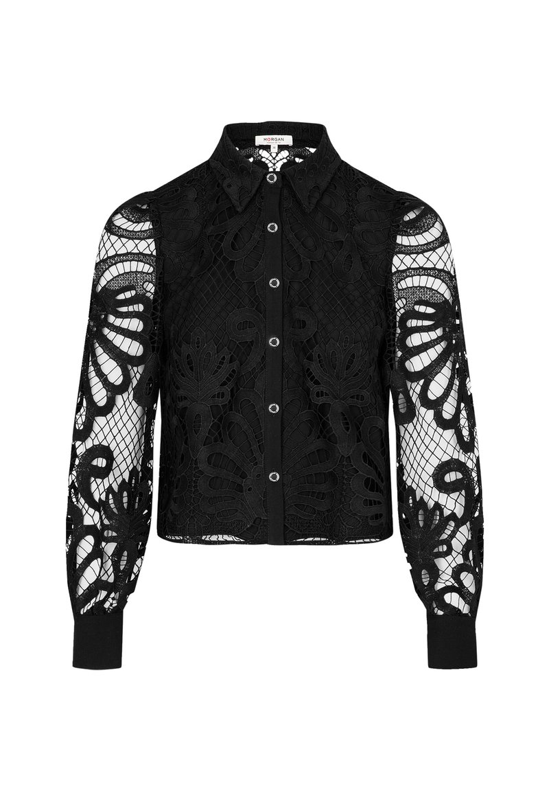 Morgan Button-down blouse - noir/black - Zalando