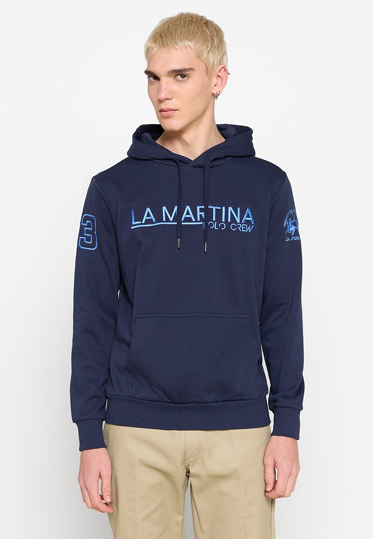 LA MARTINA Hoodie donkerblauw