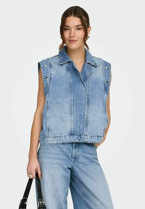 ONLFINLEY - Veste sans manches - light medium blue denim