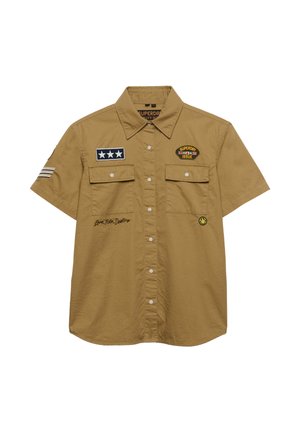 Superdry & Co, SUPERDRY SHORT SLEEVE SCOUT SHIRT. - Blusa - classic tan brown