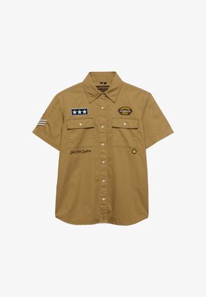 Superdry & Co, SUPERDRY SHORT SLEEVE SCOUT SHIRT. - Blusa - classic tan brown