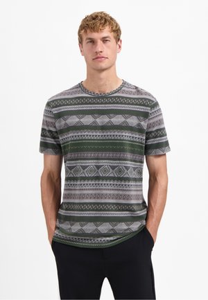 T-Shirt print - grey melange