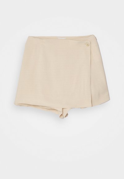 Claudie Pierlot JUPE SHORT PORTEFEUILLE - Minihame - beige