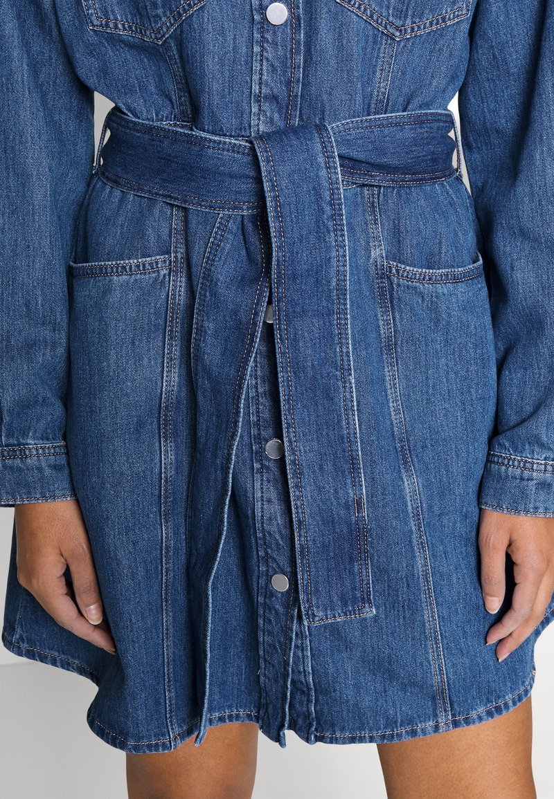 Claudie Pierlot Denim dress - blue - (Pre-owned) - Zalando