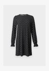 VMIDA O NECK - Robe en jersey - black/snow white
